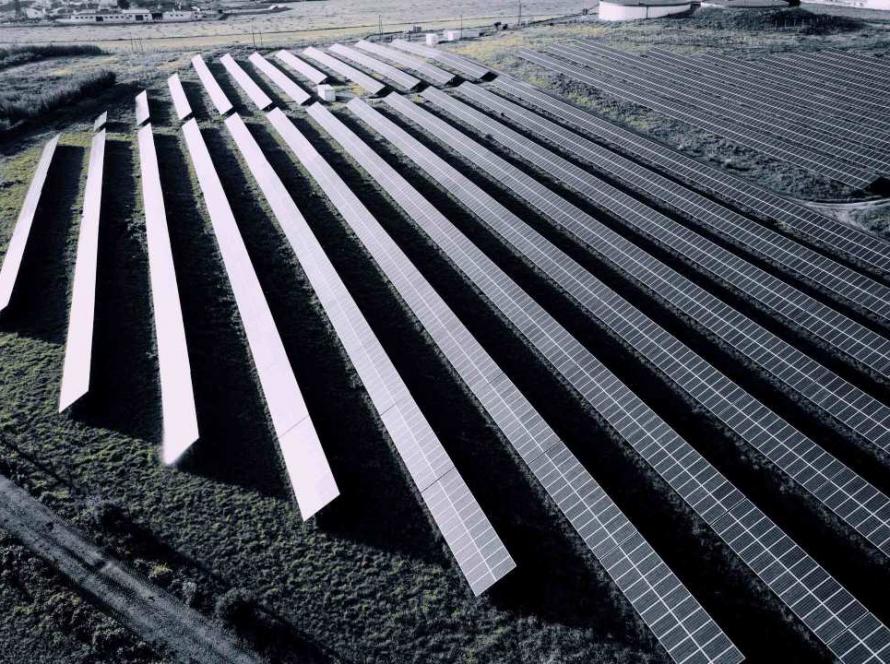 Solarfeld-Dienstleistung